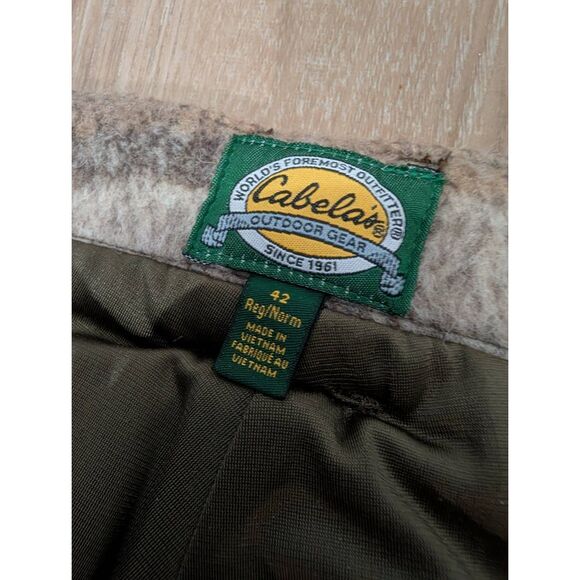 Cabela’s Wooltimate 4MOST Windshear Hunting Pants Men’s 42 Cargo Wool Blend Camo - Picture 3 of 15